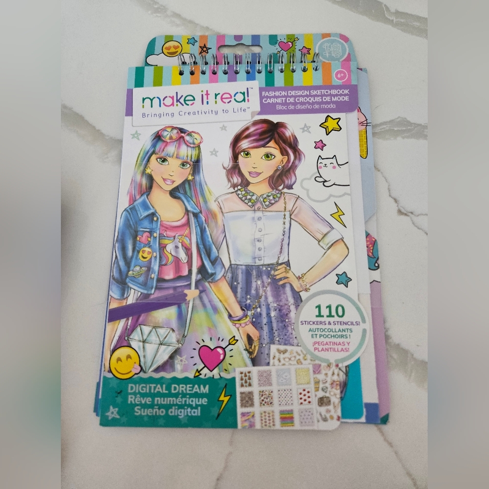Fashion Design Sketchbook - Multicolor